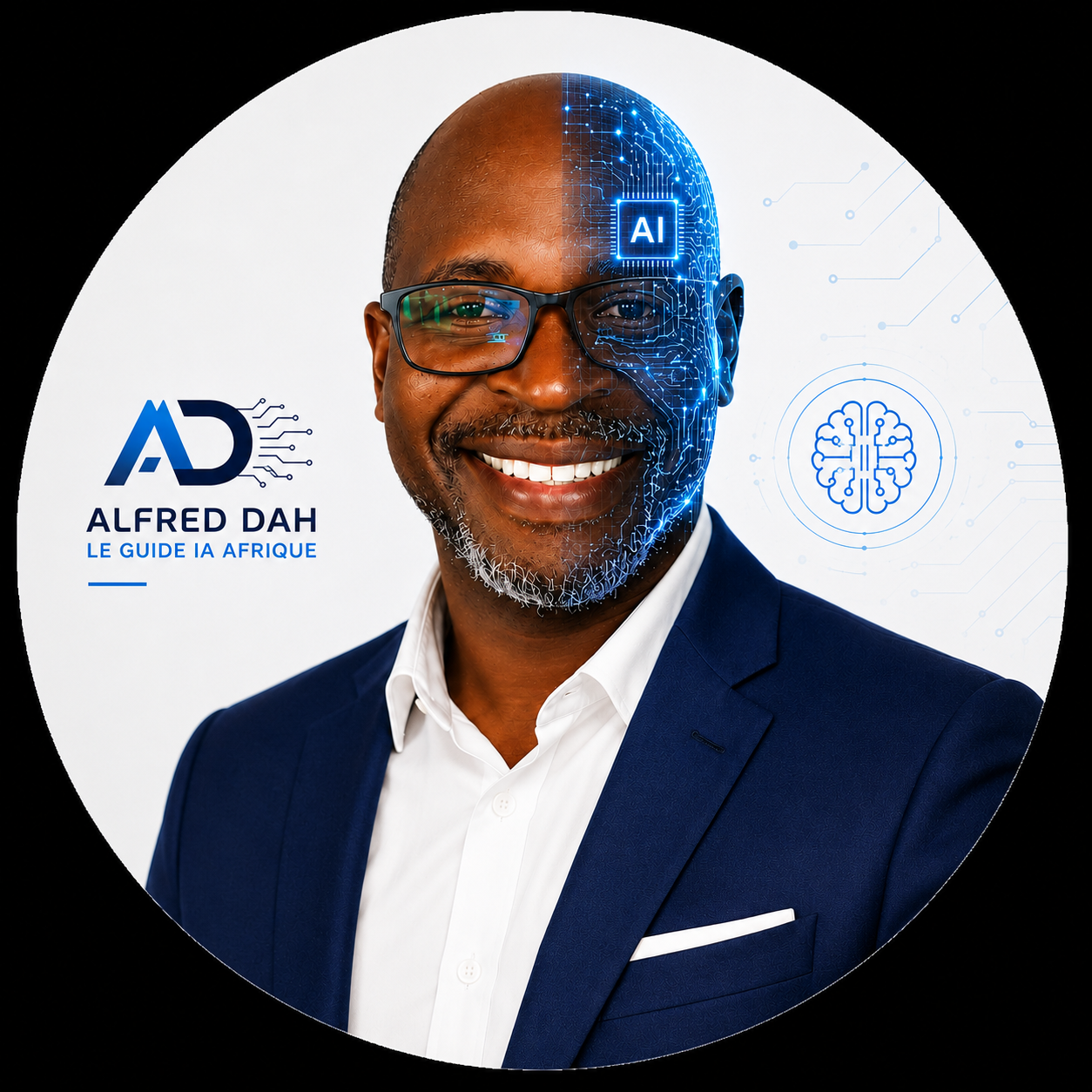 Alfred Dah, consultant en intelligence artificielle et fondateur de Le Guide IA